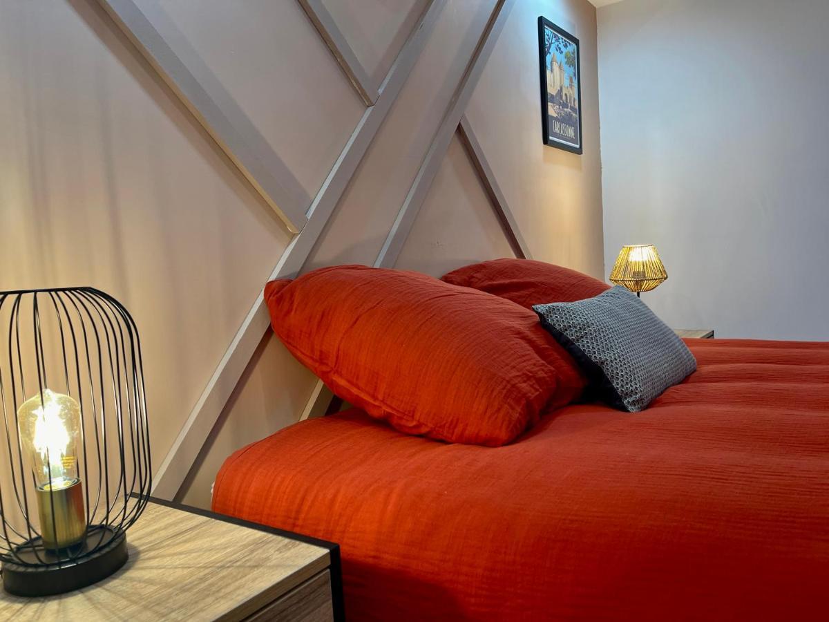 Rooftop N°38 - Rooms Et Studios - Vue Cite Medievale Carcassonne Exterior photo